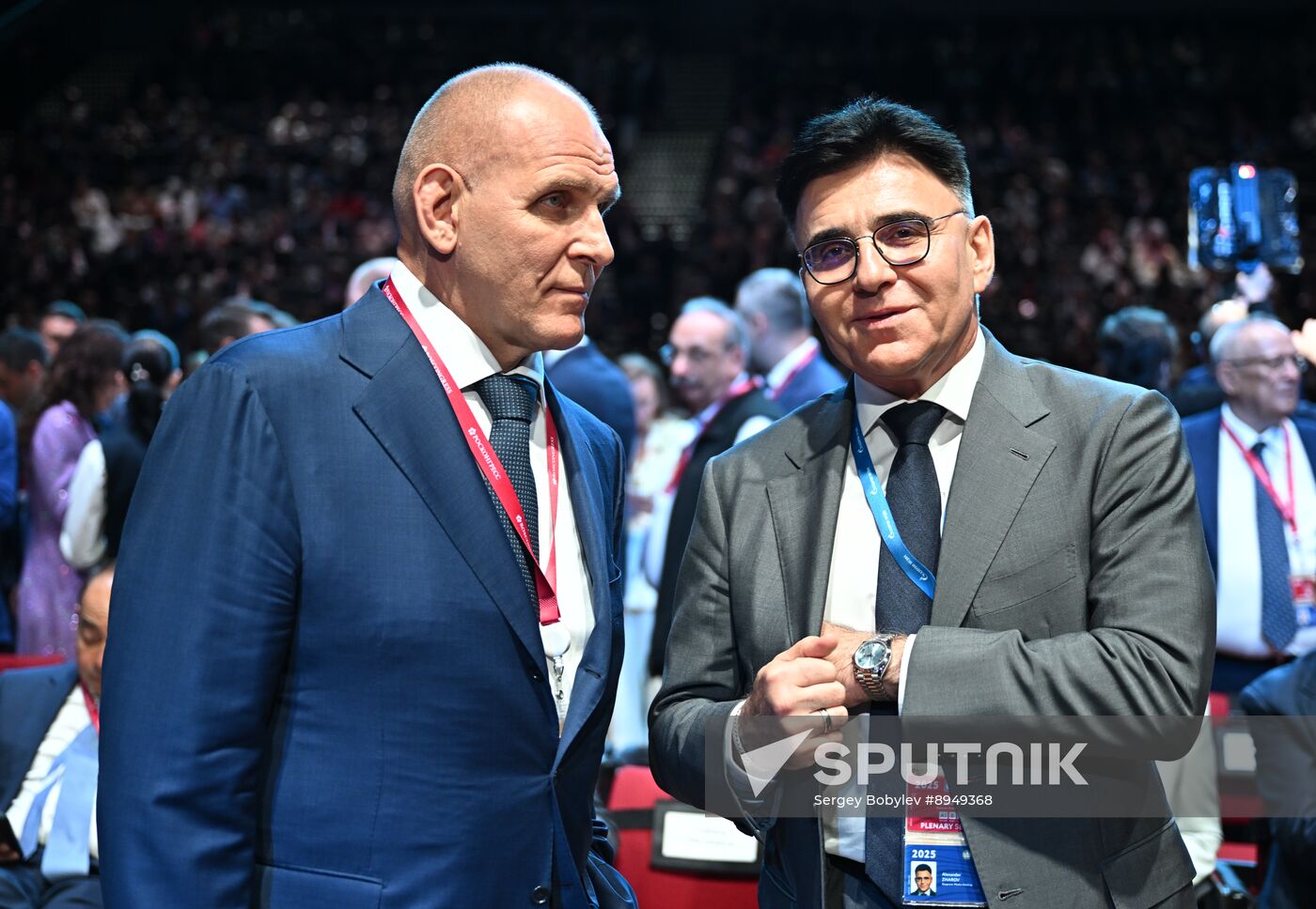 SPIEF-2025. Plenary Session. Guest Arrival
