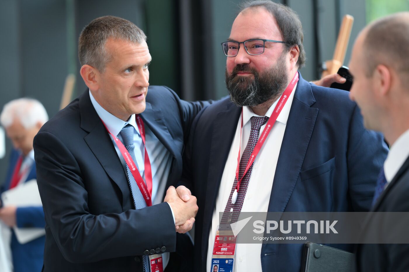 SPIEF-2025. Plenary Session. Guest Arrival