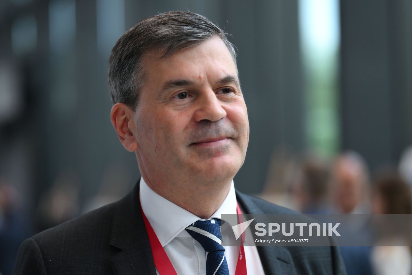 SPIEF-2025. Plenary Session. Guest Arrival