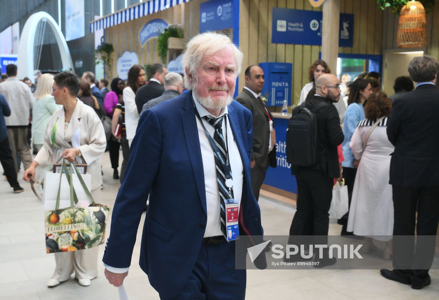 SPIEF-2025. Plenary Session. Guest Arrival