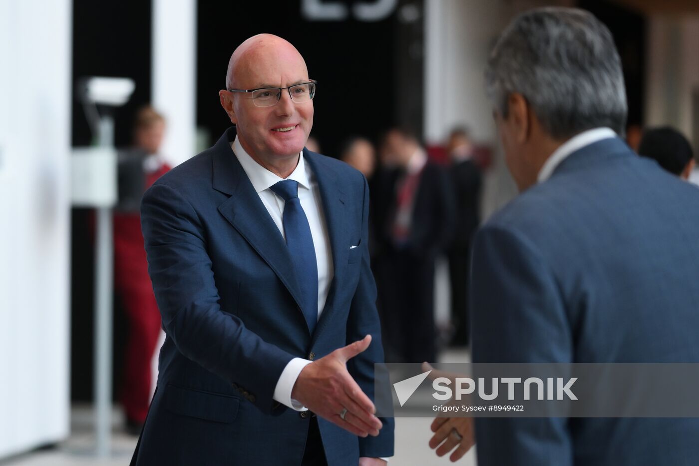 SPIEF-2025. Plenary Session. Guest Arrival