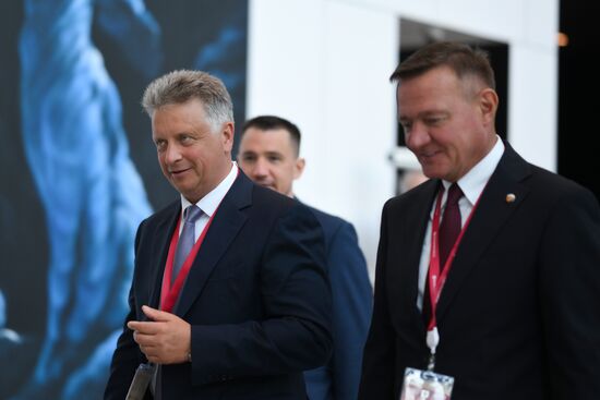 SPIEF-2025. Plenary Session. Guest Arrival