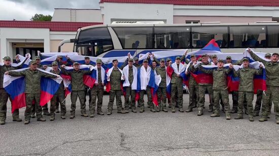 Russia Ukraine Military Operation POWs Exchange