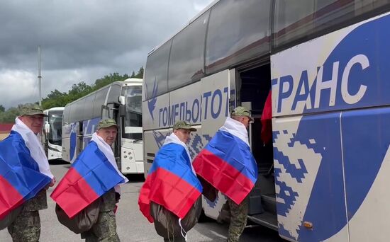 Russia Ukraine Military Operation POWs Exchange