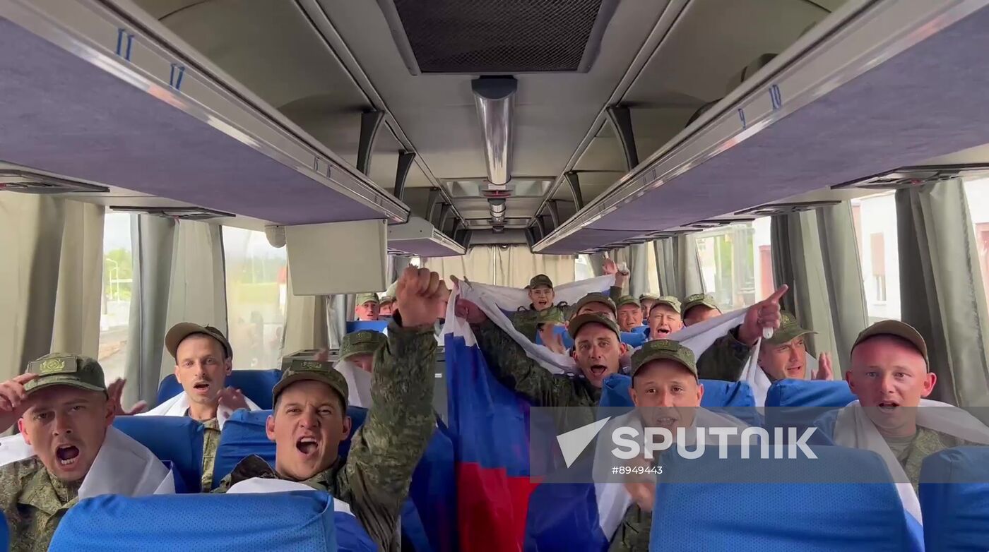 Russia Ukraine Military Operation POWs Exchange