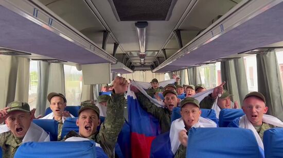 Russia Ukraine Military Operation POWs Exchange