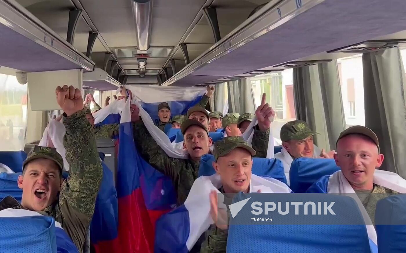 Russia Ukraine Military Operation POWs Exchange