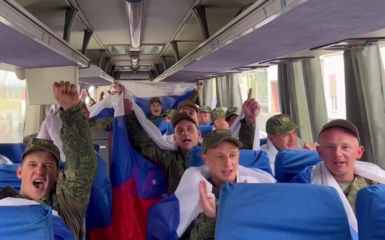 Russia Ukraine Military Operation POWs Exchange