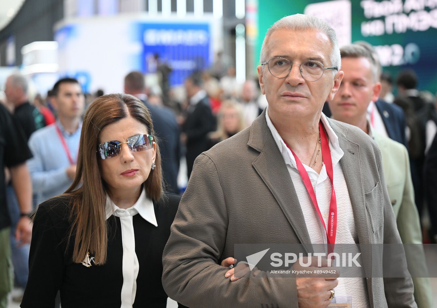 SPIEF-2025. Plenary Session. Guest Arrival