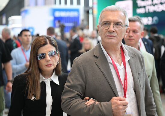 SPIEF-2025. Plenary Session. Guest Arrival