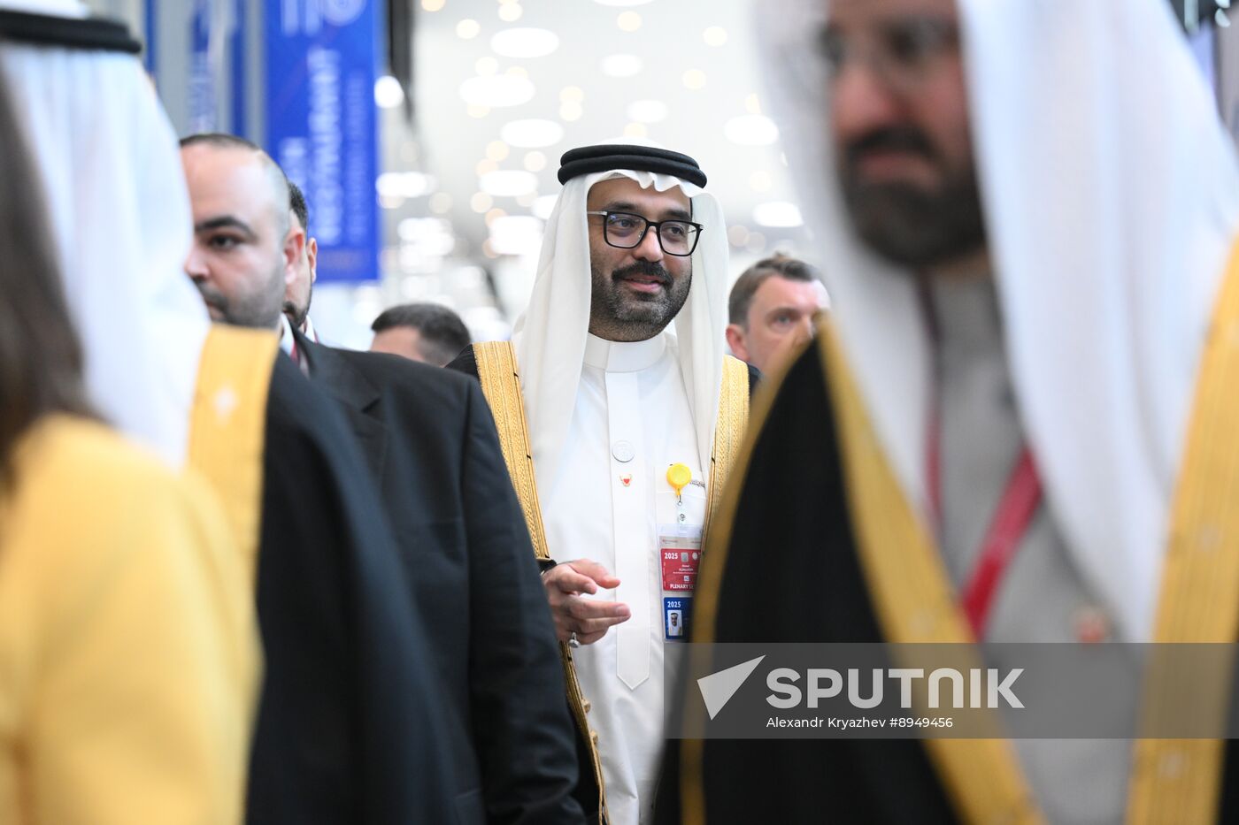 SPIEF-2025. Plenary Session. Guest Arrival
