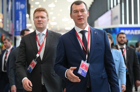 SPIEF-2025. Plenary Session. Guest Arrival