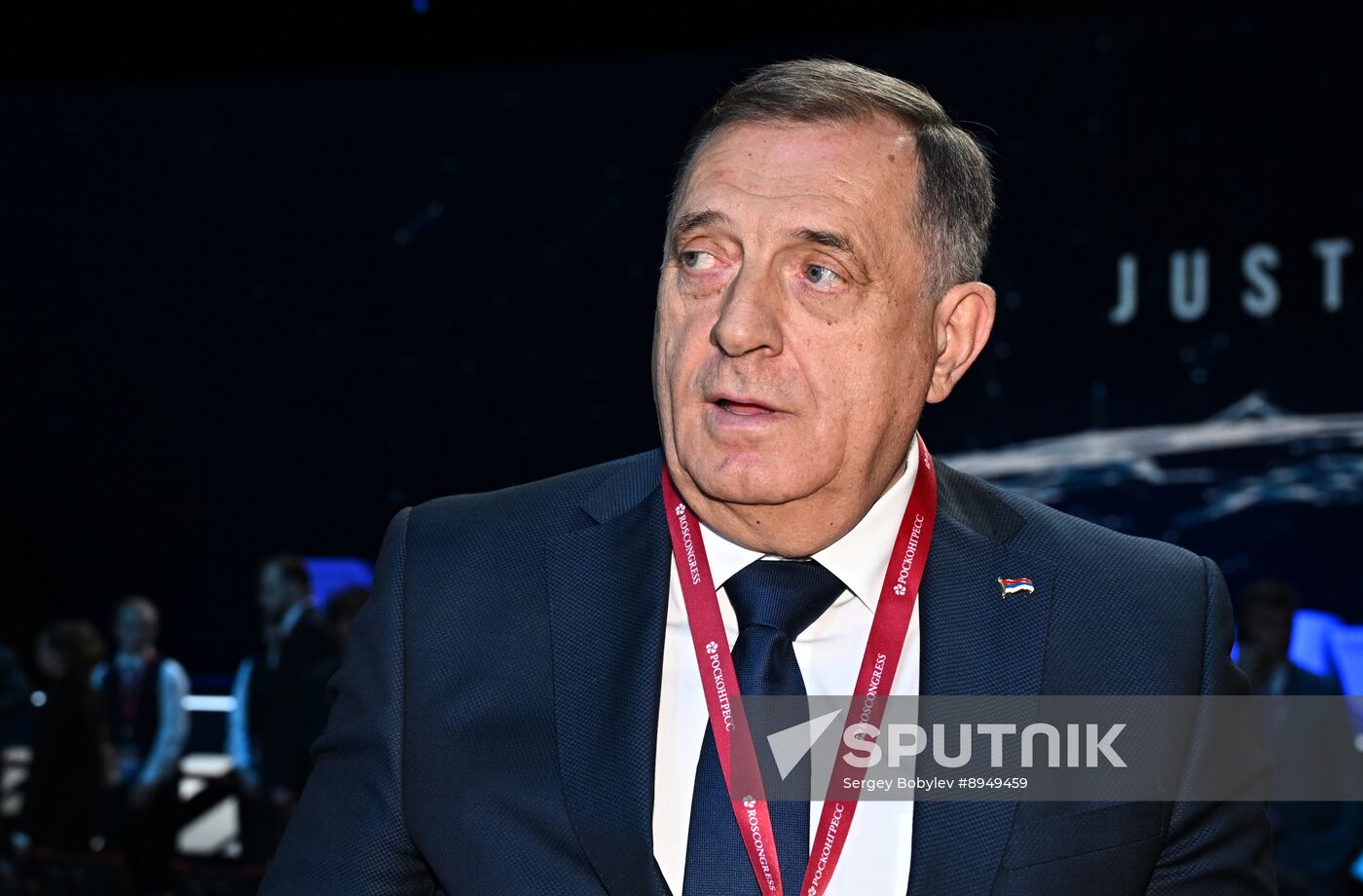 SPIEF-2025. Plenary Session. Guest Arrival