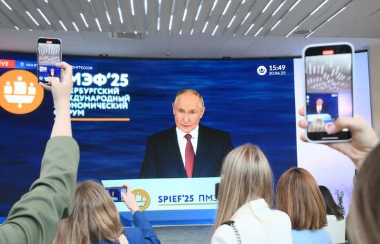 SPIEF-2024. Plenary Session Broadcast