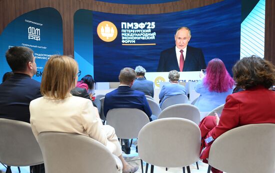 SPIEF-2024. Plenary Session Broadcast