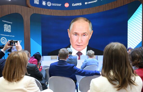 SPIEF-2024. Plenary Session Broadcast