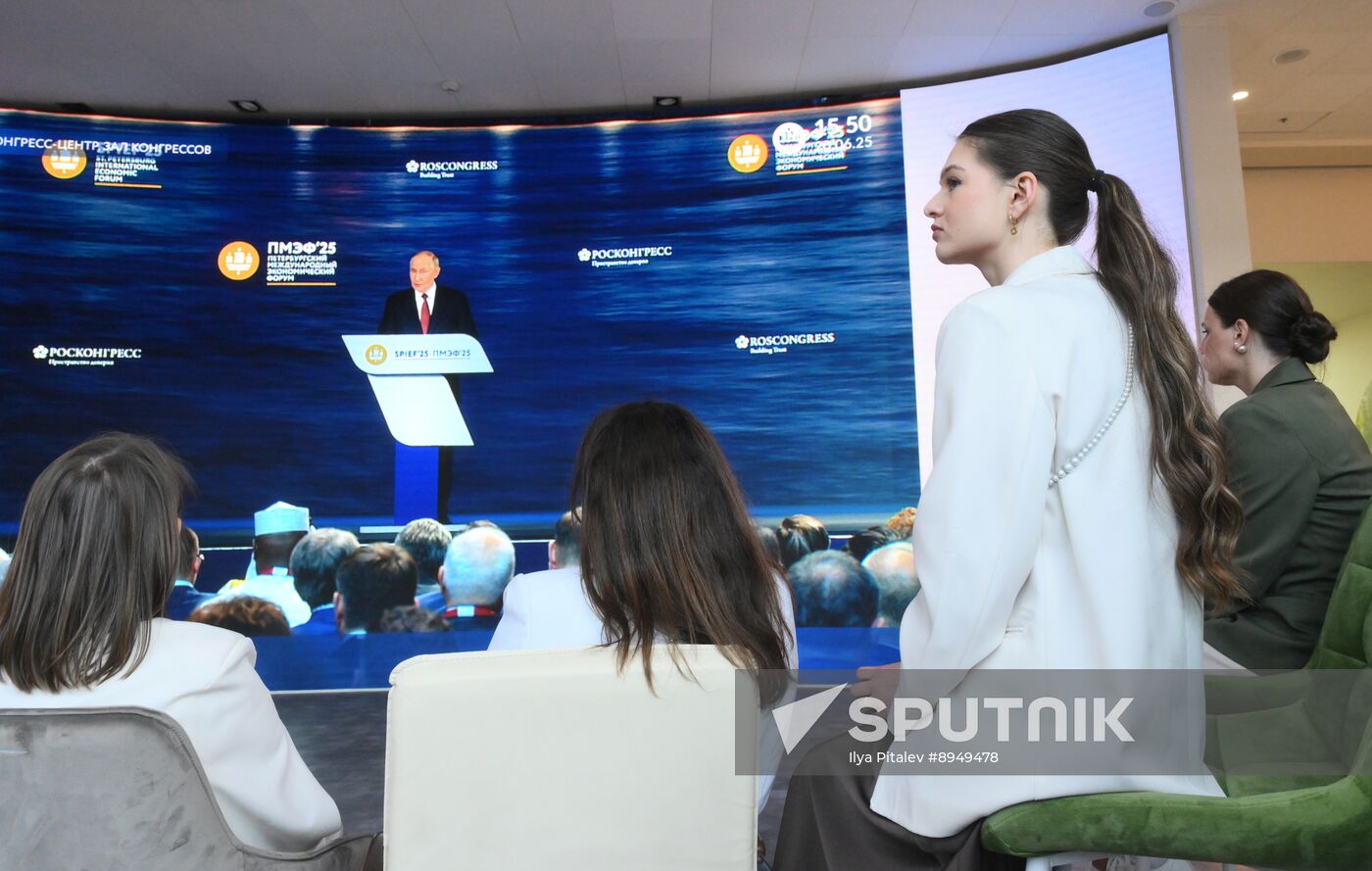 SPIEF-2024. Plenary Session Broadcast