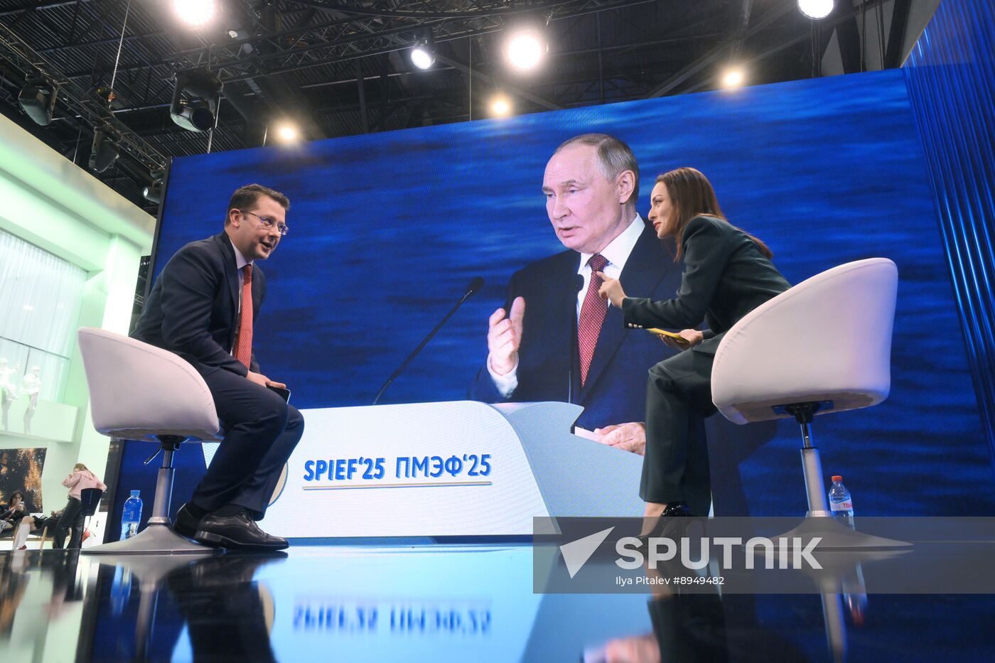 SPIEF-2024. Plenary Session Broadcast