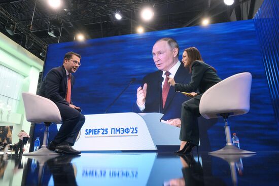 SPIEF-2024. Plenary Session Broadcast