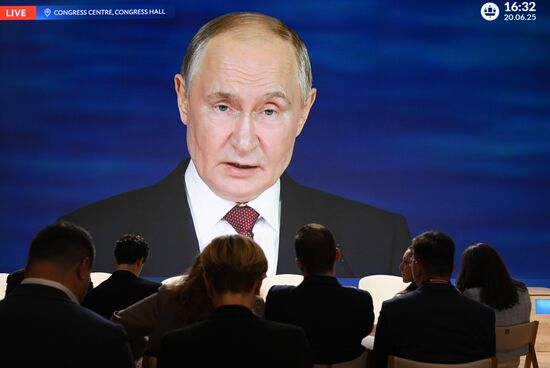 SPIEF-2024. Plenary Session Broadcast