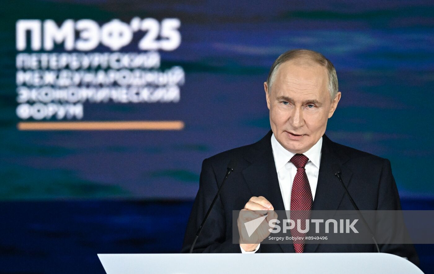 SPIEF-2025. Plenary Session