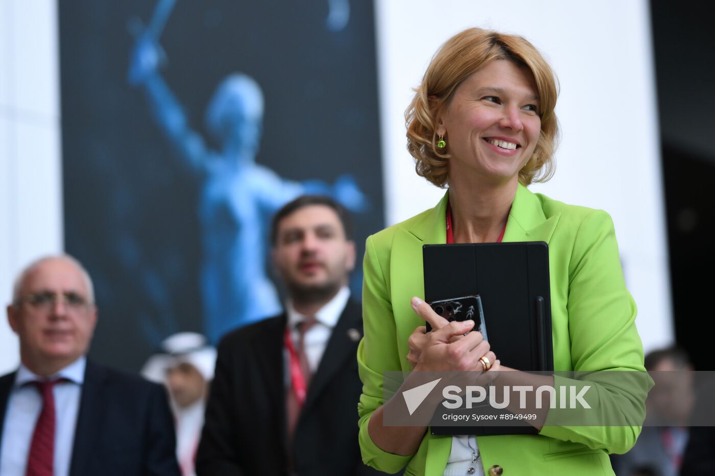 SPIEF-2025. Plenary Session. Guest Arrival
