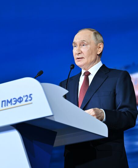 SPIEF-2025. Plenary Session