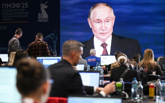 SPIEF-2024. Plenary Session Broadcast