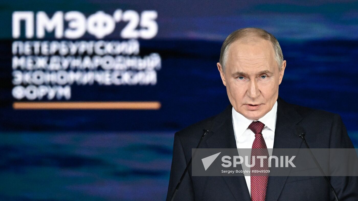 SPIEF-2025. Plenary Session
