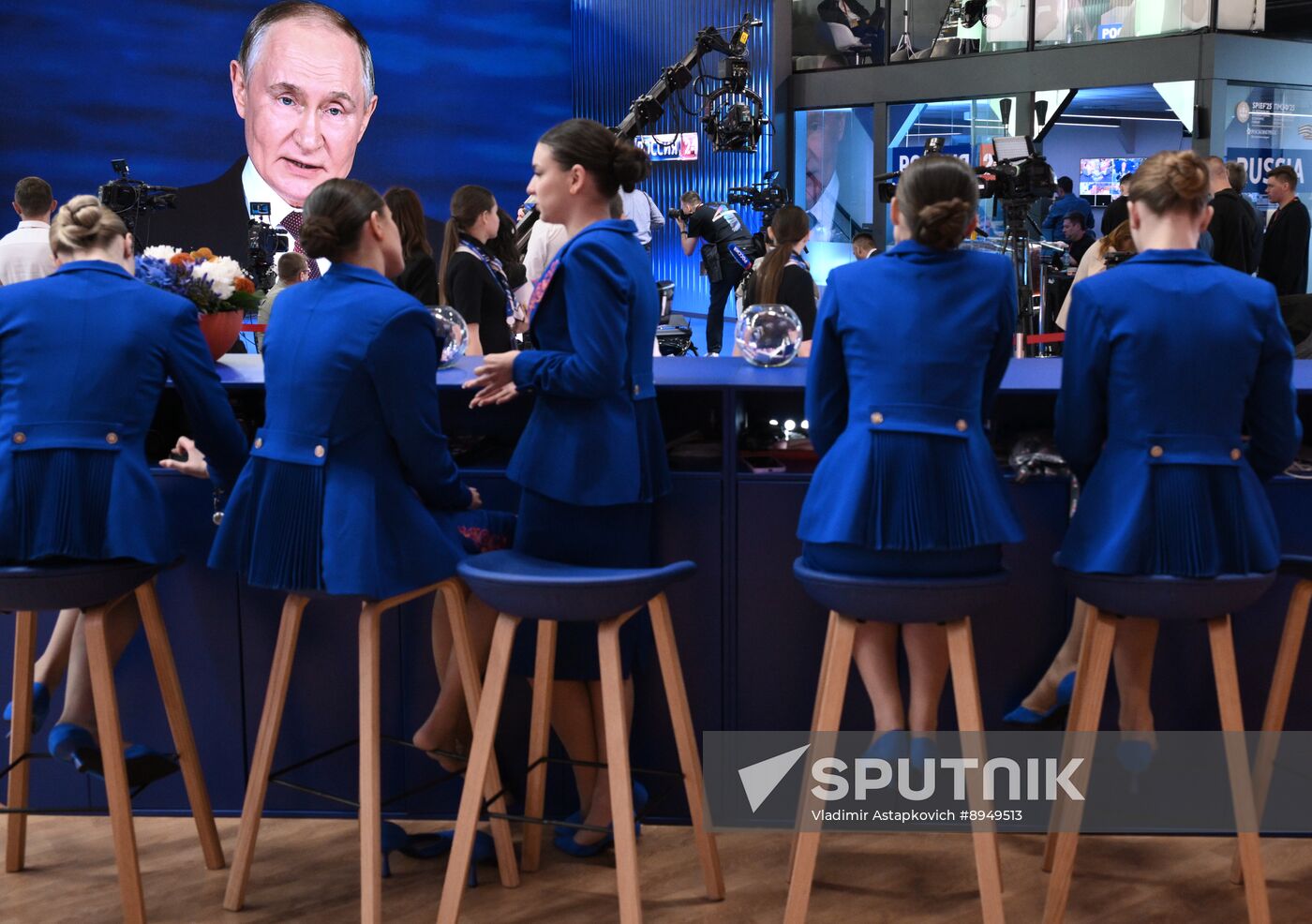 SPIEF-2024. Plenary Session Broadcast