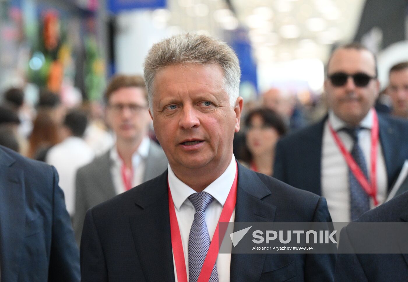 SPIEF-2025. Plenary Session. Guest Arrival