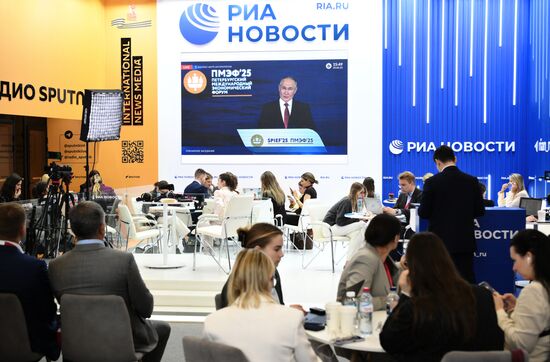 SPIEF-2024. Plenary Session Broadcast