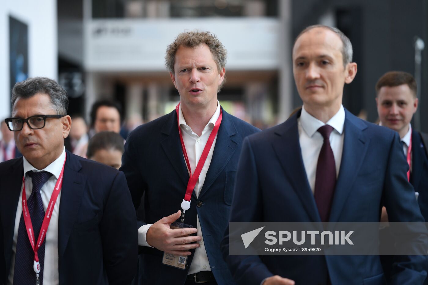 SPIEF-2025. Plenary Session. Guest Arrival