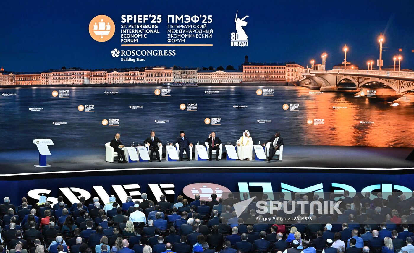 SPIEF-2025. Plenary Session