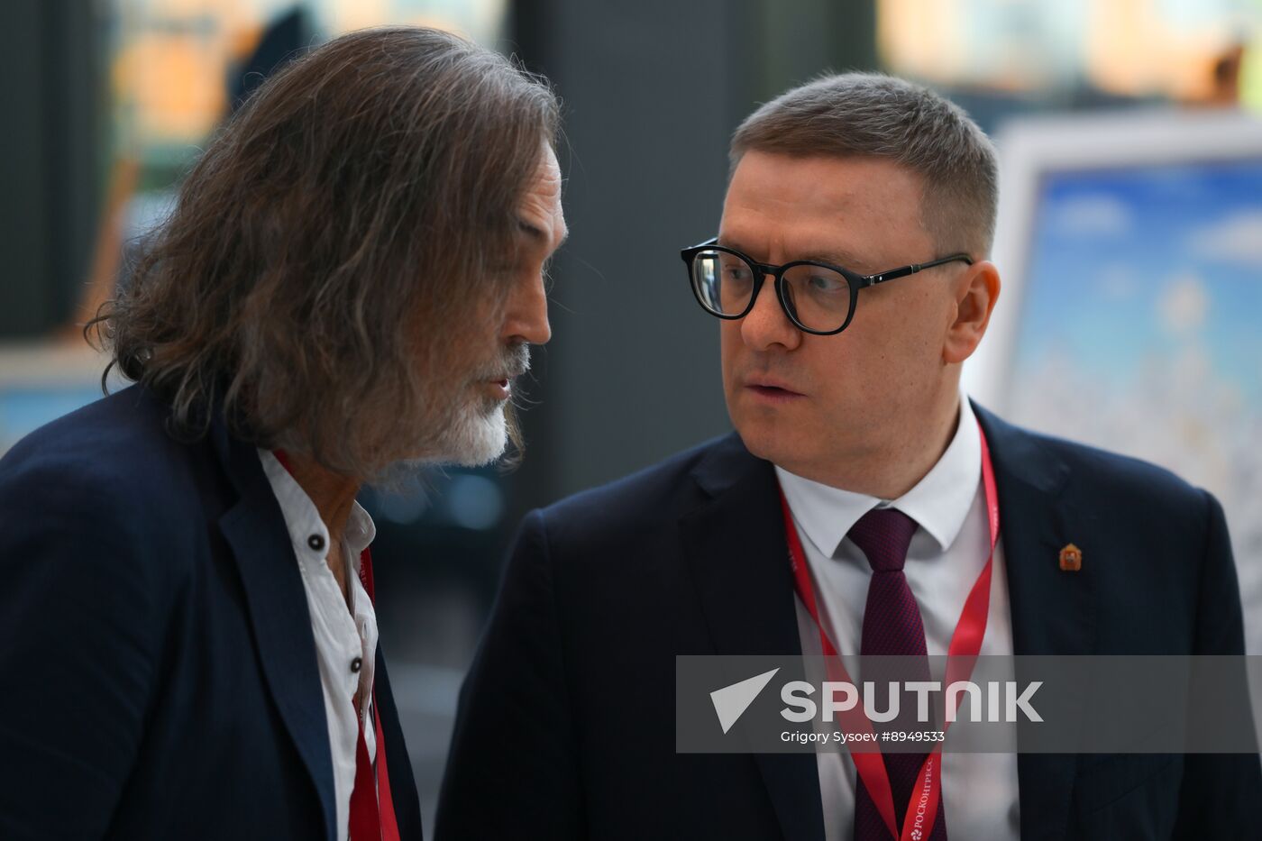 SPIEF-2025. Plenary Session. Guest Arrival