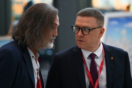 SPIEF-2025. Plenary Session. Guest Arrival