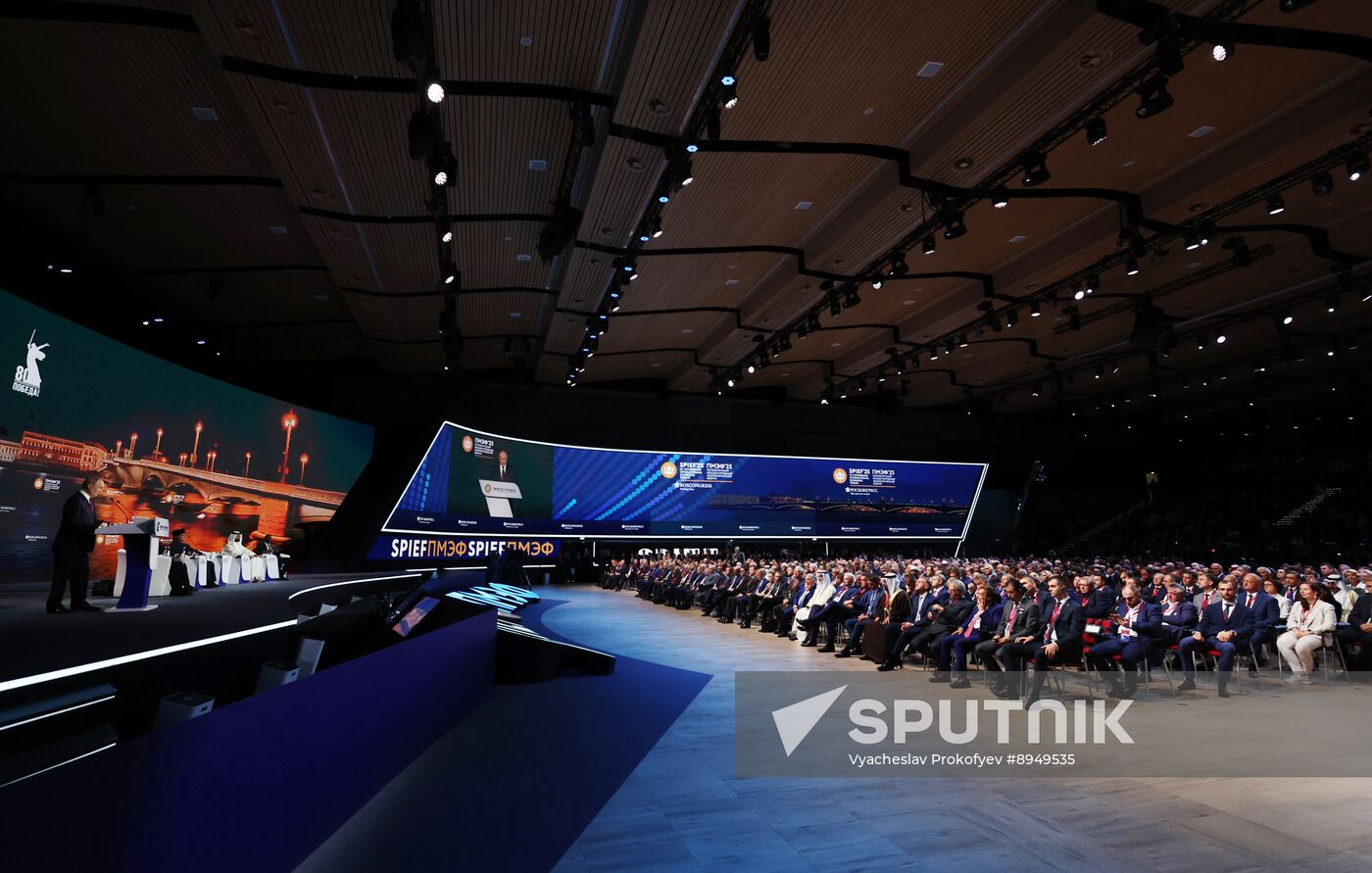 SPIEF-2025. Plenary Session