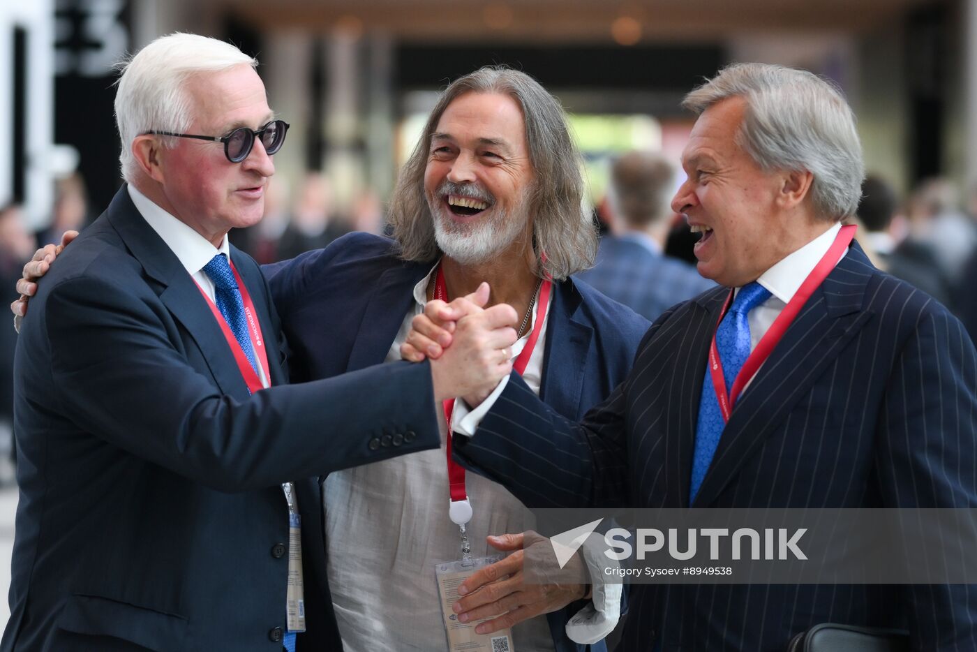 SPIEF-2025. Plenary Session. Guest Arrival