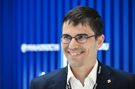 SPIEF-2025. RIA Novosti stand and Sputnik Radio studio