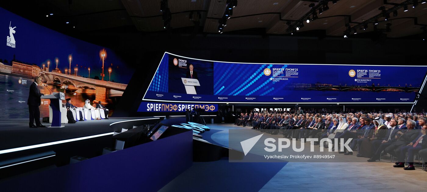 SPIEF-2025. Plenary Session