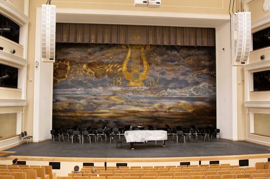 Russia St Petersburg Conservatory Restoration