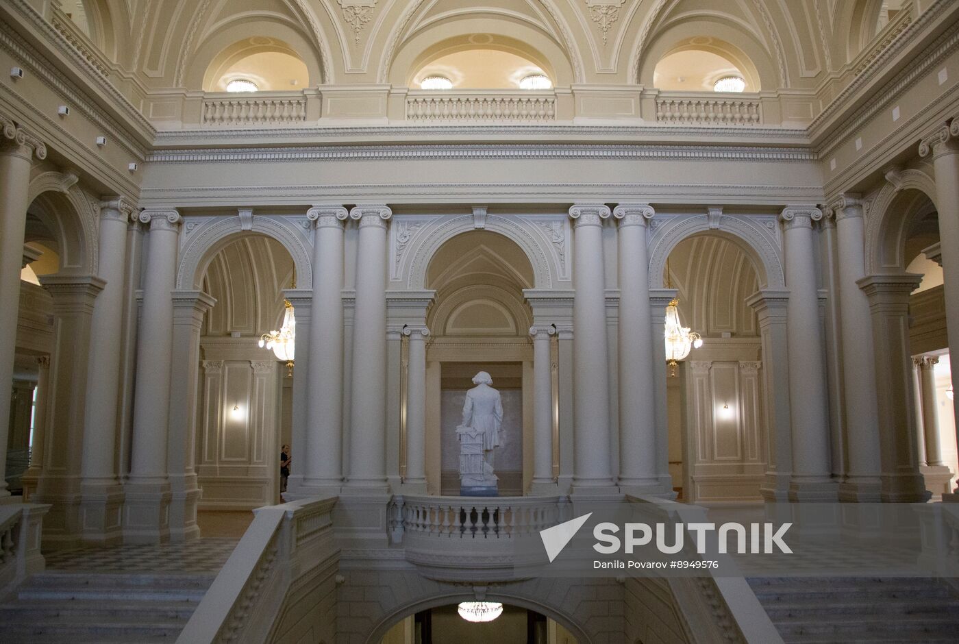 Russia St Petersburg Conservatory Restoration