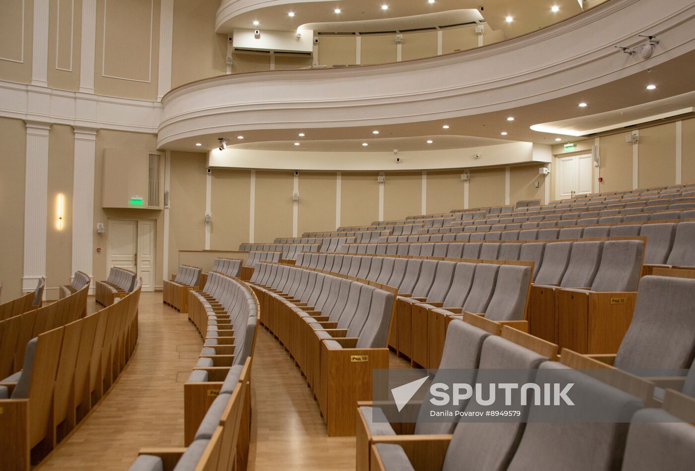 Russia St Petersburg Conservatory Restoration