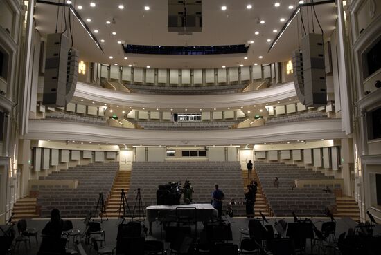 Russia St Petersburg Conservatory Restoration