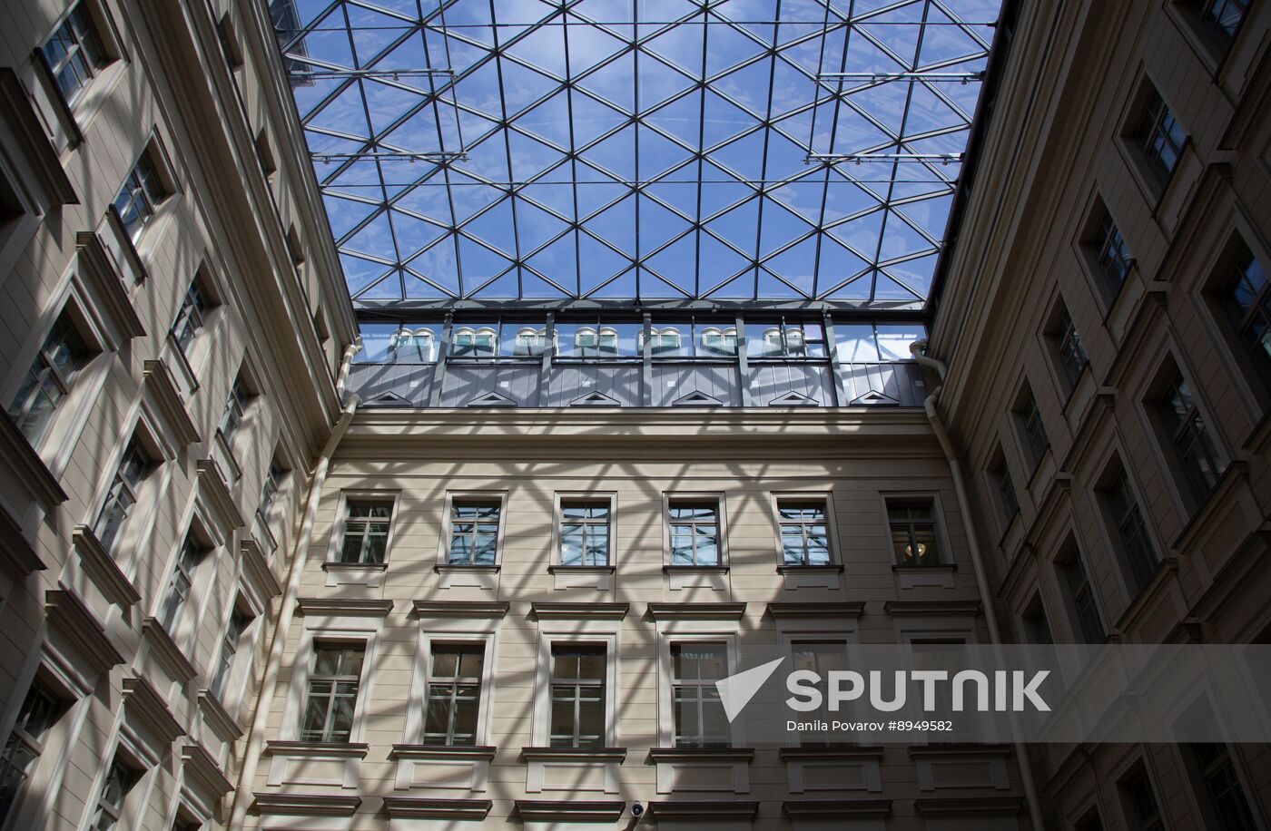 Russia St Petersburg Conservatory Restoration