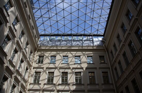 Russia St Petersburg Conservatory Restoration