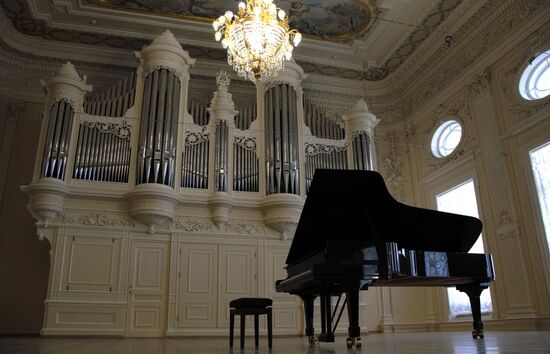 Russia St Petersburg Conservatory Restoration