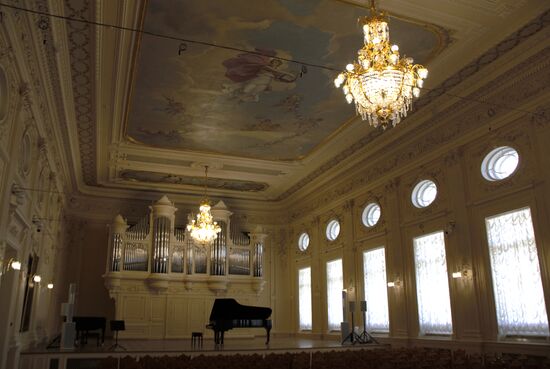 Russia St Petersburg Conservatory Restoration