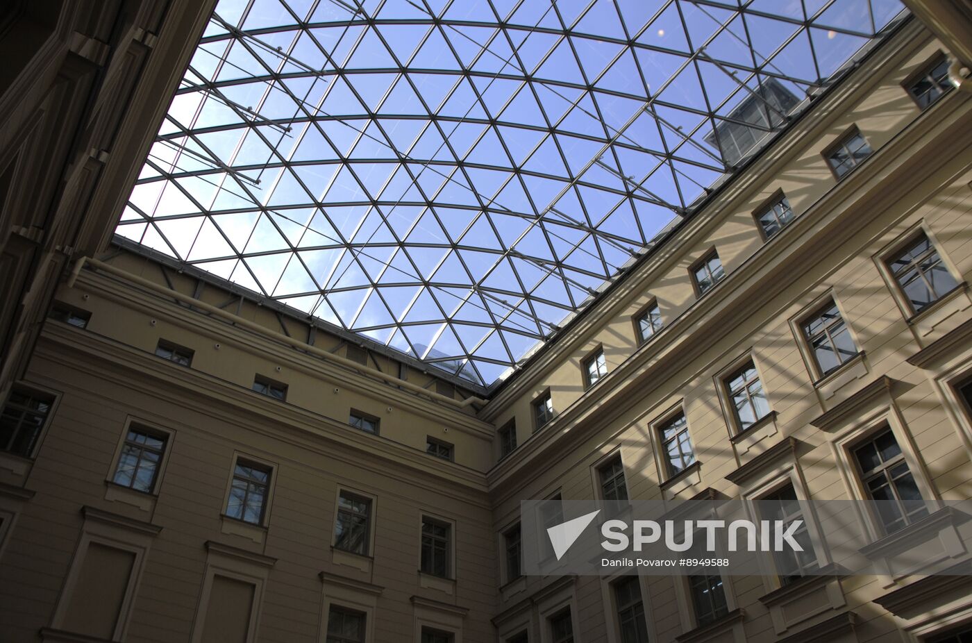 Russia St Petersburg Conservatory Restoration