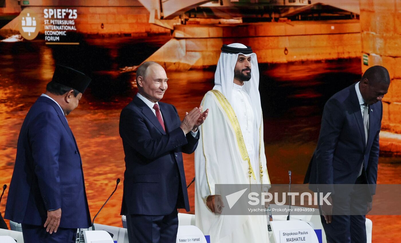 SPIEF-2025. Plenary Session